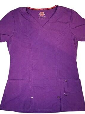 Dickies Xtreme Stretch XS Purple Scrub Top